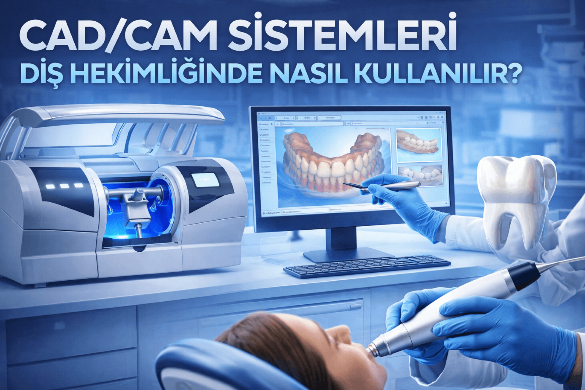 CAD/CAM Sistemleri Diş Hekimliğinde Nasıl Kullanılır?