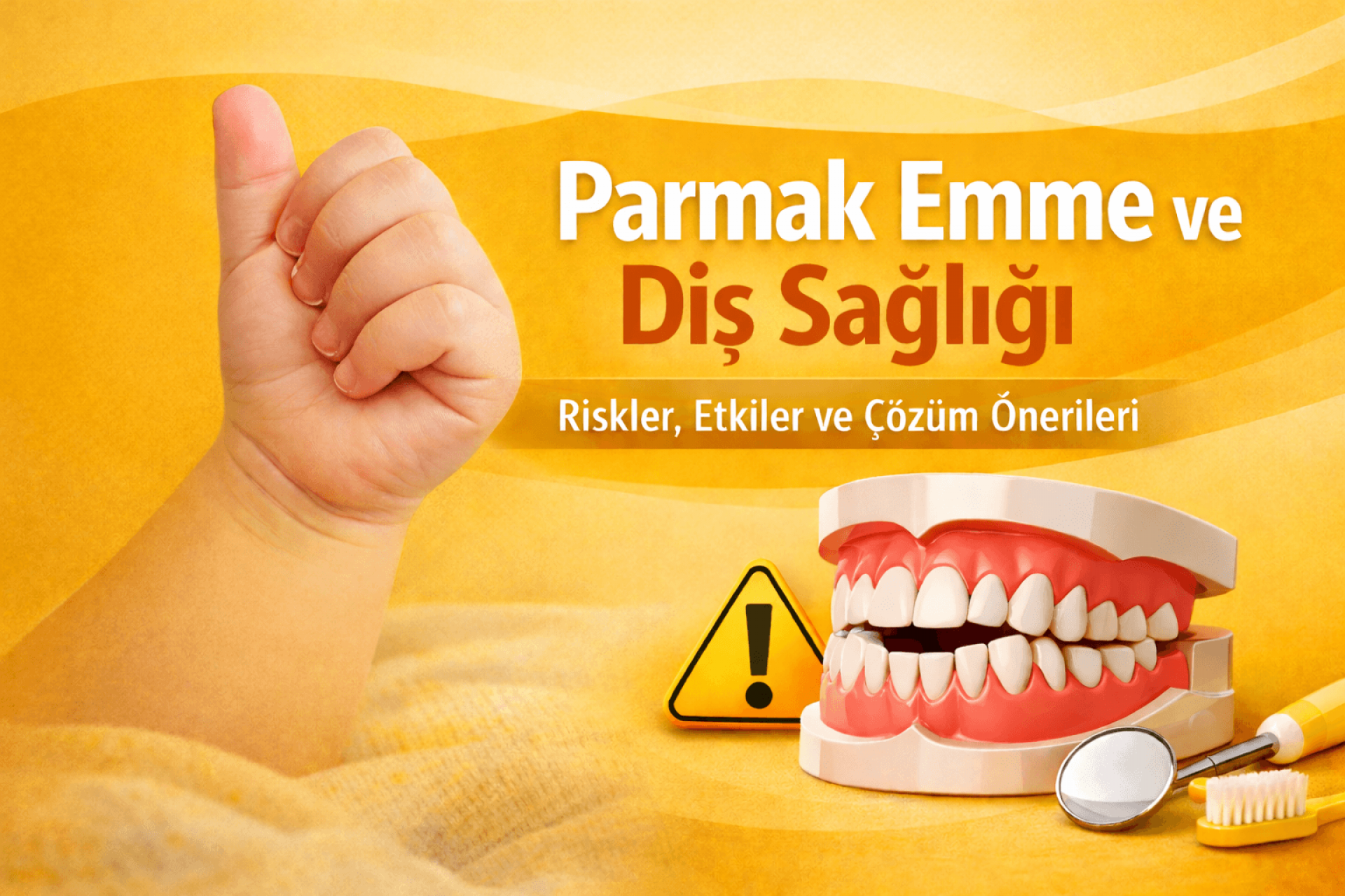 Parmak Emme ve Diş Sağlığı: Riskler, Etkiler ve Çözüm Önerileri